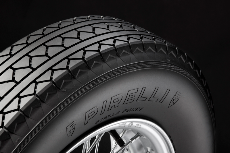 Illustration for article titled The Vintage Pirelli Stella Bianca Tire Is Back to Make Classic Cars Ride Horrible Again